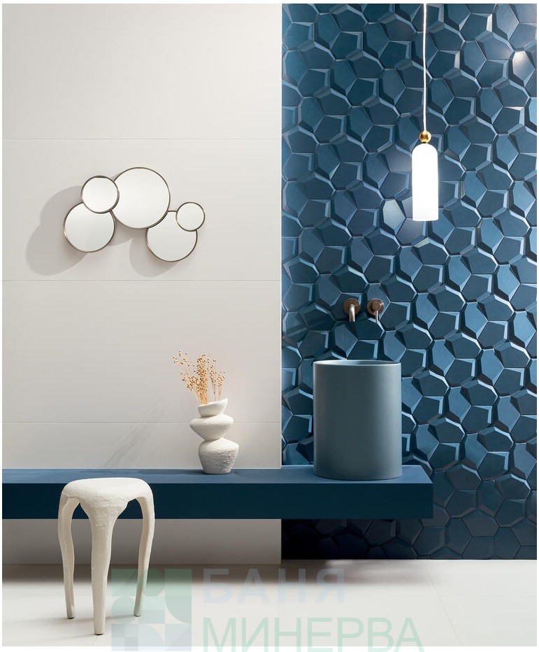 Satini Blue 19-21 см Мозайка Tubadzin - Image 2