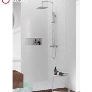 AQG NITE 20NITC25NID11 Satin Nickel Душ Система с термостат Сатен никел