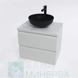 Firenze 60 PVC шкаф за баня с плот за мивка купа
