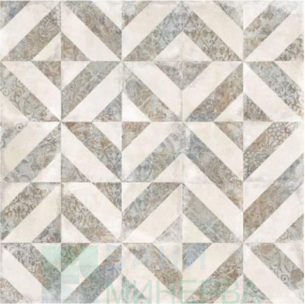 KAI 6544 ORNAMENTO MIX BEIGE Mat Гранитогрес R 60-60 см Беж