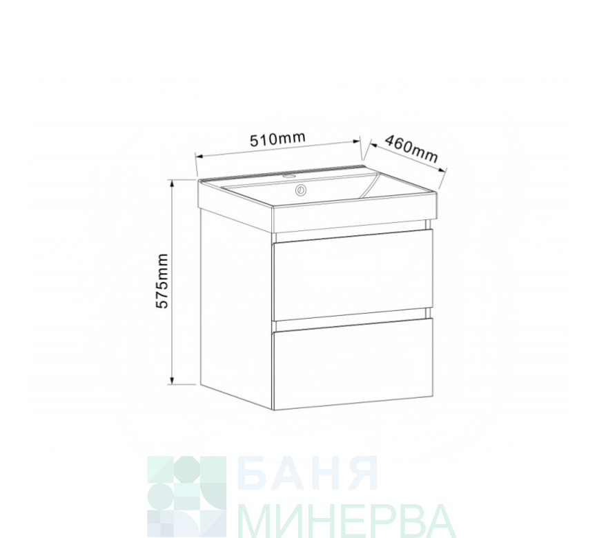 PVC шкаф BELLINI 50 6039-50 - Image 3