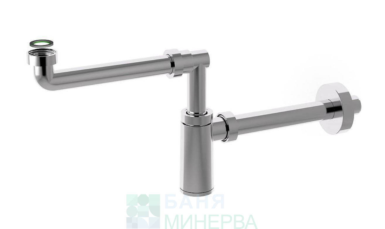 Сифон за мивка спестяващ място KING BONOMINI 0595SP25K7 - Image 3