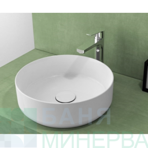 ISVEA INFINITY 10NF65036 2L Мивка върху плот ф36 см White matt Бял мат