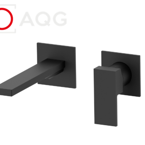 AQG BOLD TWO 01BOC180NG Black Matt Смесител за мивка за вграждане Черен мат