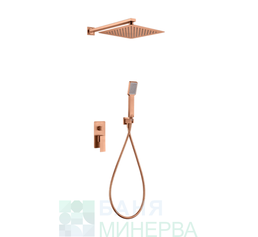 Pisa Oro ROSA CEPILLADO GPP048 Душ система за вграждане Imex Products 132434