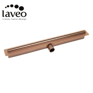 LAVEO SLIM ROSE GOLD Подов линеен сифон 80 см Розово злато COS 880D