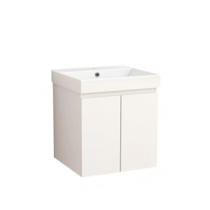 PVC шкаф за баня ALDENE-50 5155-50W с умивалник 5953-51 см