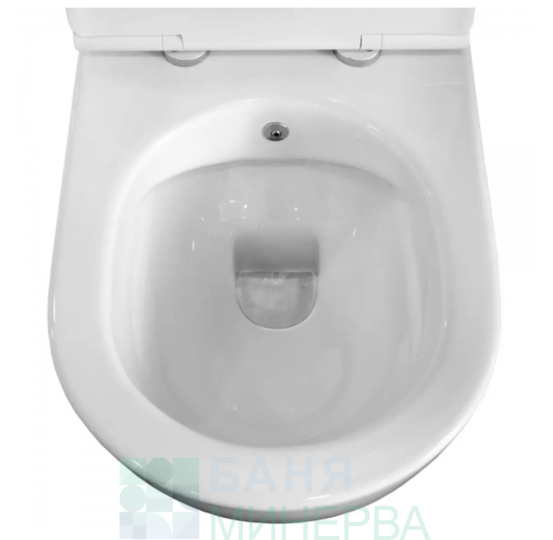 Quarter Bath Deep конзолна тоалетна чиния с биде и смесител - Image 3
