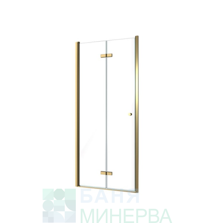 Преграден параван Хармоника злато мат ICS 114 BRUSH GOLD/100 см - Image 2