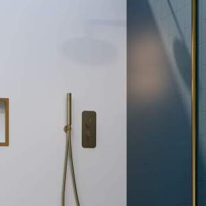 AQG KIT URBAN FLOW EROW BRUSHED GOLD PVD Комплект Душ за вграждане