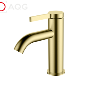 AQG URBAN FLOW 01URF100OC BRUSHED GOLD Смесител за Умивалник PVD
