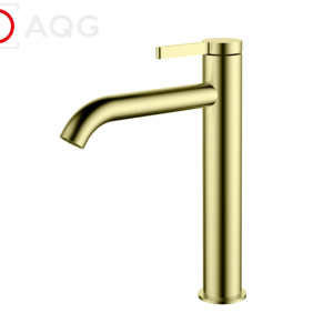 AQG URBAN FLOW 01URF120OC BRUSHED GOLD Смесител за Умивалник Висок PVD