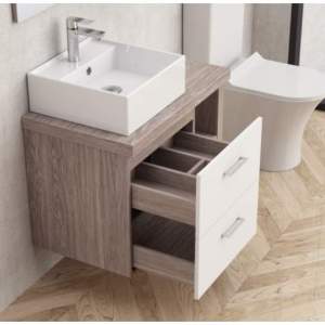 PVC Мебел за баня ICP 754655 75 см без мивка
