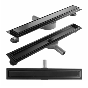 Линеен сифон Черен за плочка Neox Pro Black 60 см
