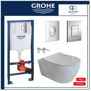 GROHE Quarter Bath Турция Пакет структура с тоалетна чиния Deep Rimless