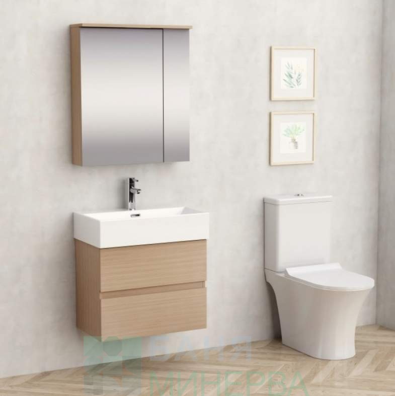 PVC шкаф COMPACT 5846 с умивалник 6036W - Image 2