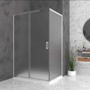 Душ кабина BELLA R 90-130 Хром профил матирано стъкло