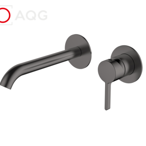 AQG URBAN FLOW 01URF160GM GUN METAL PVD Смесител за умивалник стенен за вграждане