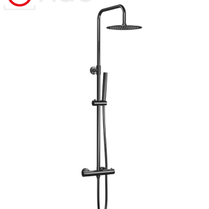 AQG URBAN FLOW 20UFR25NID12 GUN METAL Термостатна душ колона
