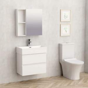 PVC шкаф COMPACT 5845W с умивалник 6036W