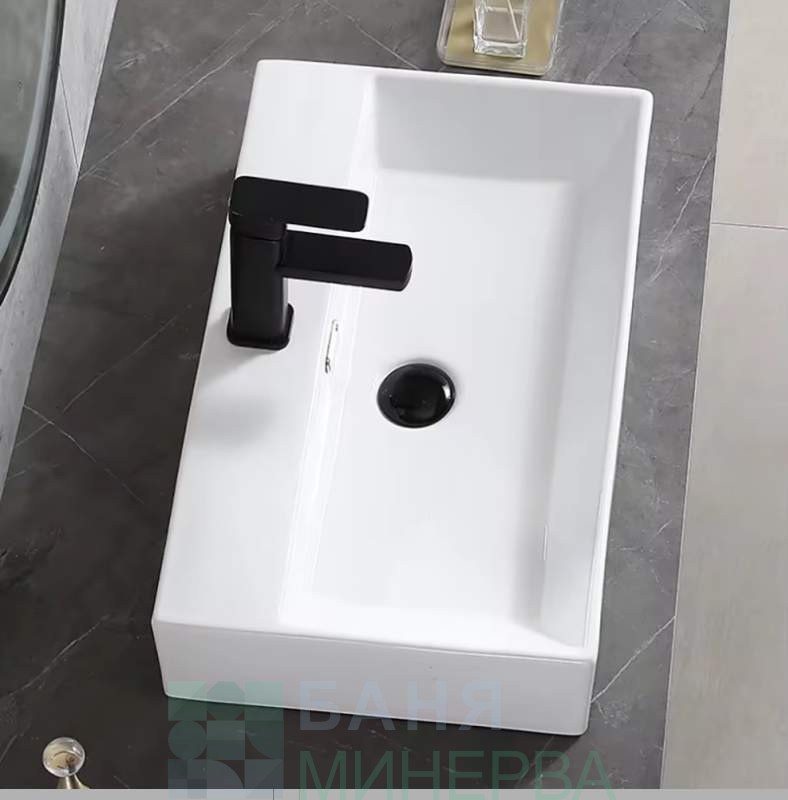 Порцеланов Умивалник COMPACT WHITE 6036W - Image 3