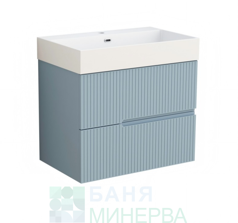 PVC Шкаф за баня ELORIA 7056BL 70 см Светло син