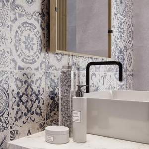 CERSANIT ADRIEN GPT1038 Гранитогрес Patchwork Blue Lappato Rect 59.8-59.8