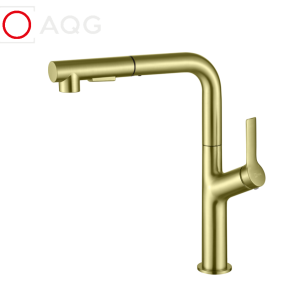 AQG Кухненски смесител с изтегляне KYRA PRO Brushed Gold PVD 05KPL510OC