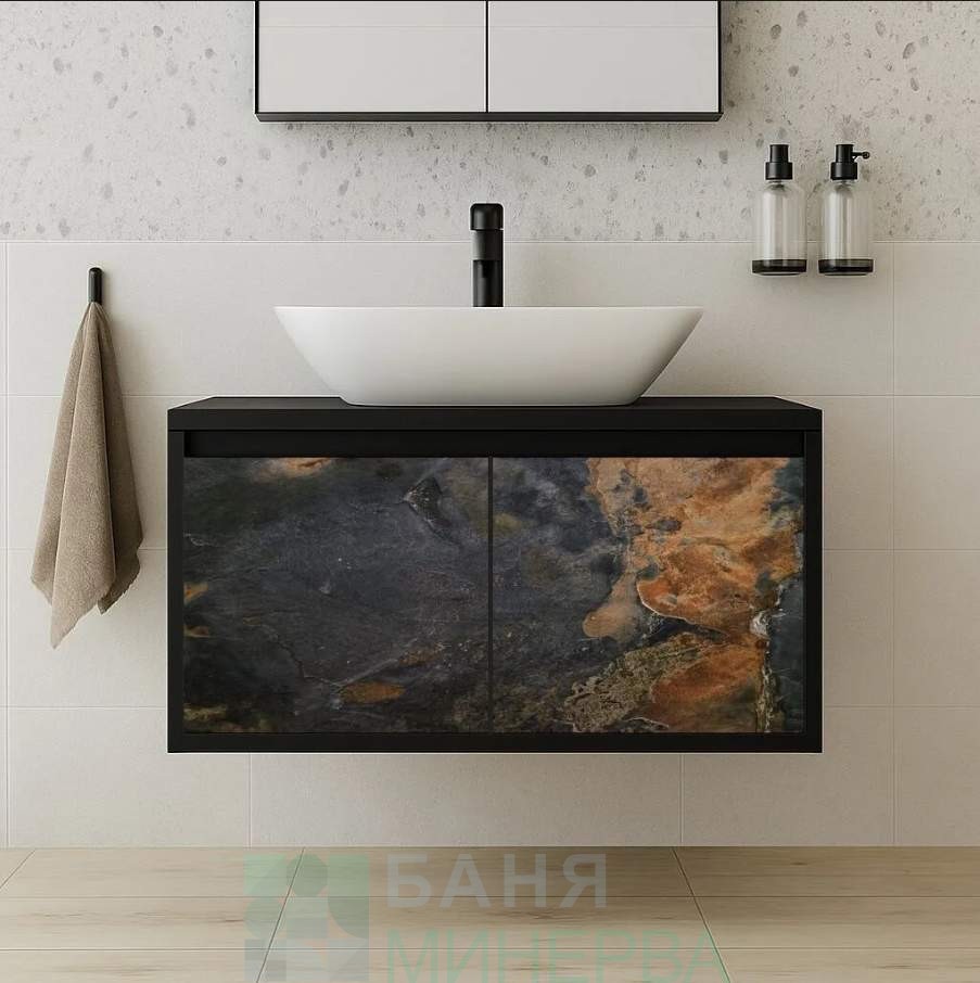 ART PVC Шкаф за баня По ПОРЪЧКА 010203BL с плот за купа - Image 2