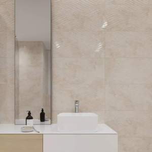 NORTH STONE BEIGE STR 29.7-60 Стенни плочки фаянс