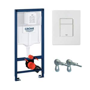 GROHE Комплект за WC Rapid SL с бутон 38732SH0 Снежно бяло