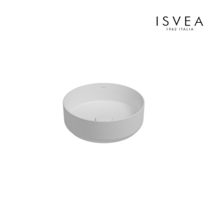 ISVEA INFINITY 10NF65036 Мивка върху плот ф36 см White Бял гланц