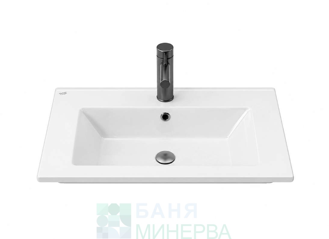 PVC шкаф ARVIPO SHARP 65 Бял гланц с 2 бр чекмеджета - Image 4
