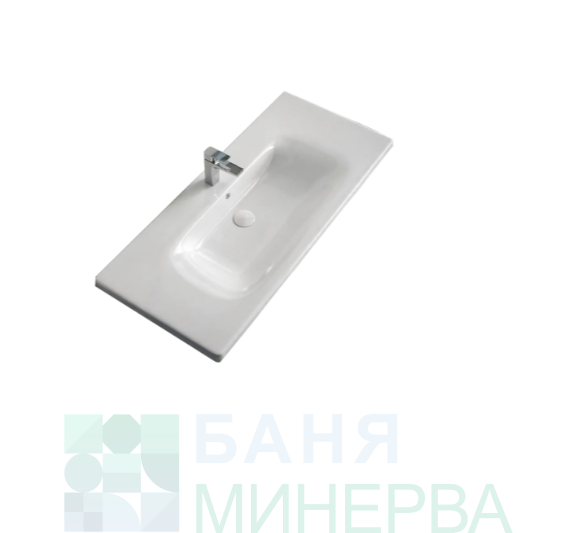 PVC шкаф ARVIPO WAVE 80 Бял гланц с 2 врати и 2 чекмеджета - Image 3