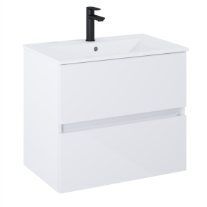 ROCA A852504806 N-CUBE Долен шкаф 65 см с две чекмеджета и мивка