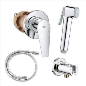 GROHE Комплект BauEdge за вграждане с хигиенен душ 29040001 + 28628000 + 27512001 + 26334001