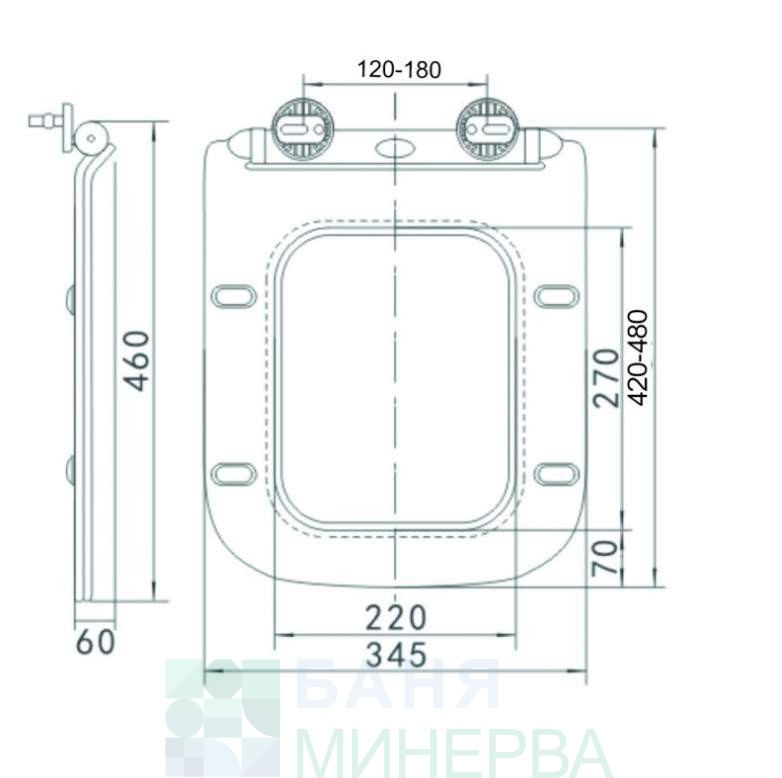 Седалка за тоалетна чиния ICST 7837 PP -1 / SLIM - Image 2