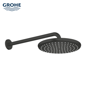 GROHE 266682430 Душ глава TEMPESTA 250 в комплект с рамо Черен мат