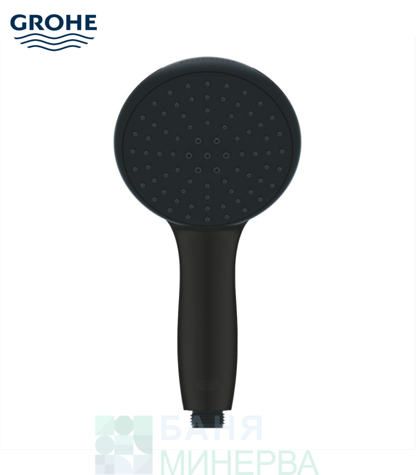 GROHE TEMPESTA 110 Слушалка-ръчен душ 261612433-157560 Matt black - Image 3