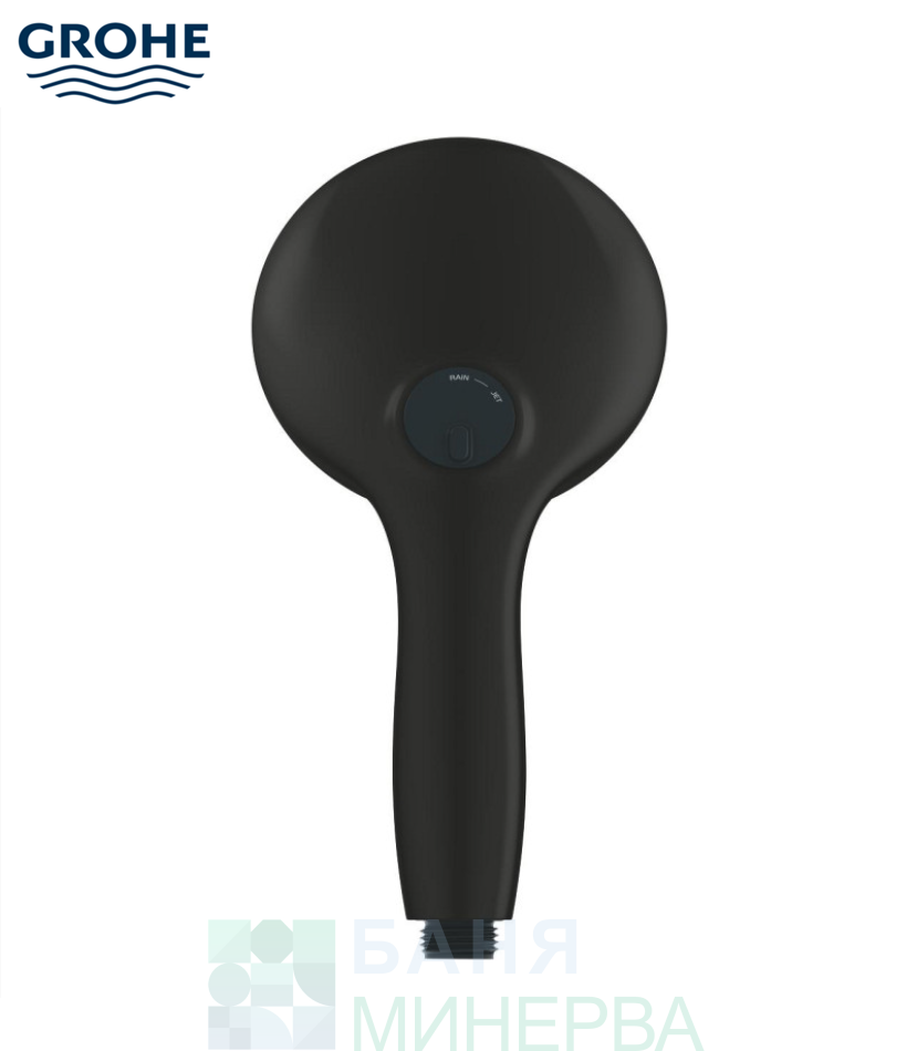 GROHE TEMPESTA 110 Слушалка-ръчен душ 261612433-157560 Matt black - Image 4
