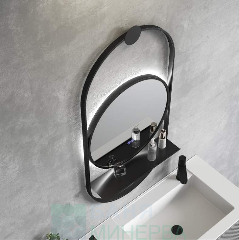 LED Огледало 60-120 см SAVONA BLACK 1943MB - Image 2