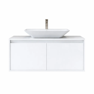 PVC Мебел за баня COMO WHITE с плот и вратички 80-45 см